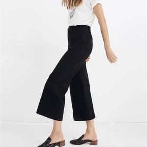 Madewell wide leg crop pants